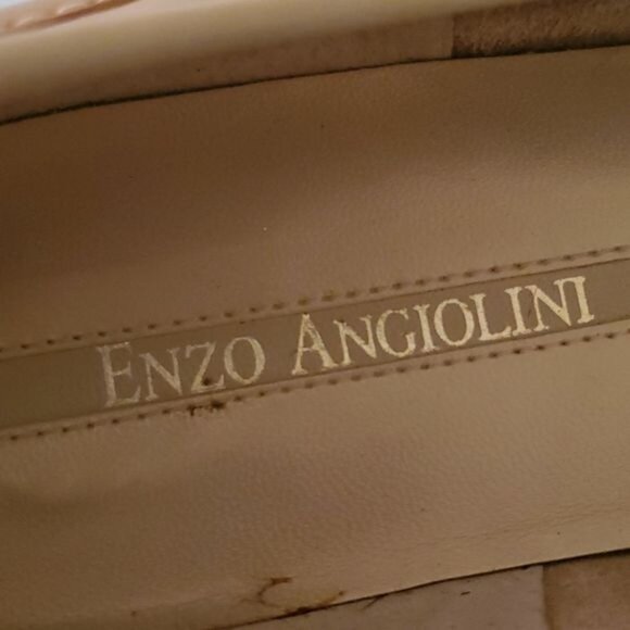 Flats Loafers Slip On Shoes Enzo Angiolini Leather Cream Tan Women's WOMAN'S 7M - Picture 12 of 15